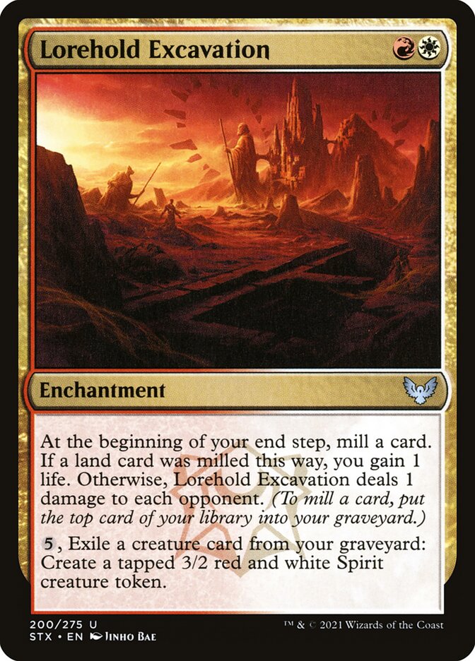 Lorehold Excavation 200 (Strixhaven: School of Mages)  - Foil | Chromatic Games