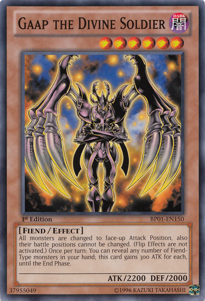 Gaap the Divine Soldier [BP01-EN150] Common | Chromatic Games