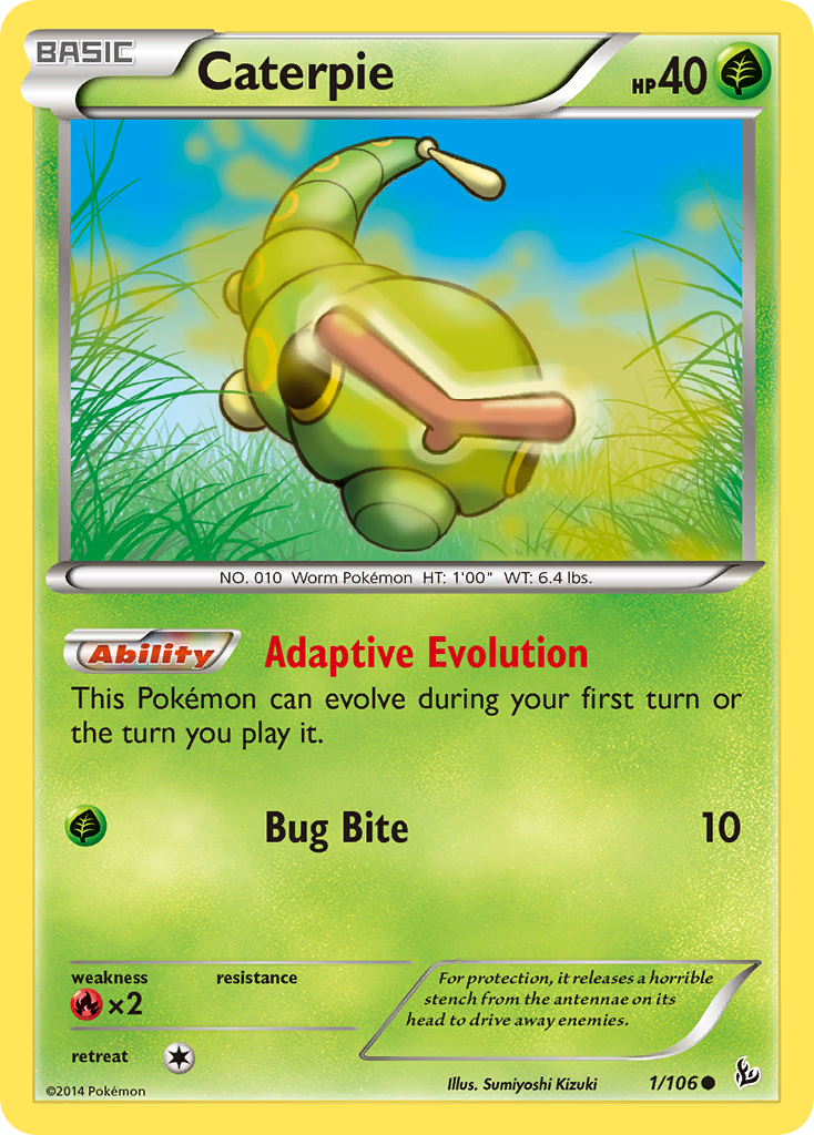 Caterpie (1/106) [XY: Flashfire] | Chromatic Games