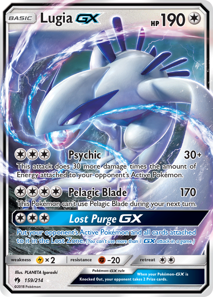 Lugia GX (159/214) [Sun & Moon: Lost Thunder] | Chromatic Games