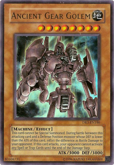 Ancient Gear Golem [DR3-EN186] Ultra Rare | Chromatic Games