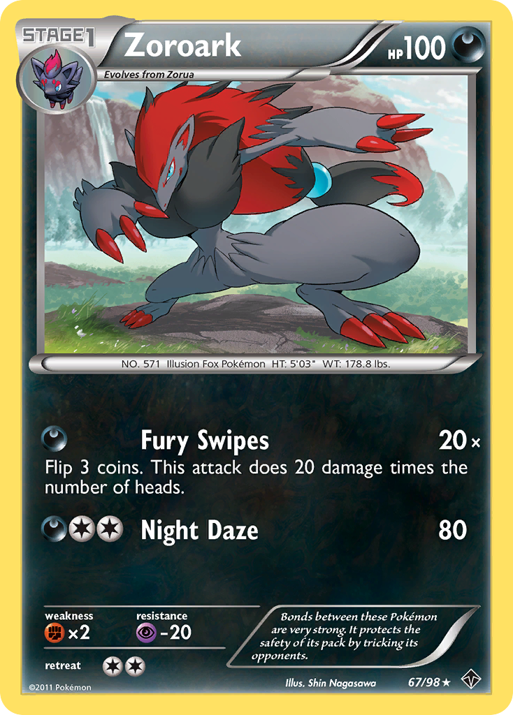 Zoroark (67/98) [Black & White: Emerging Powers] | Chromatic Games