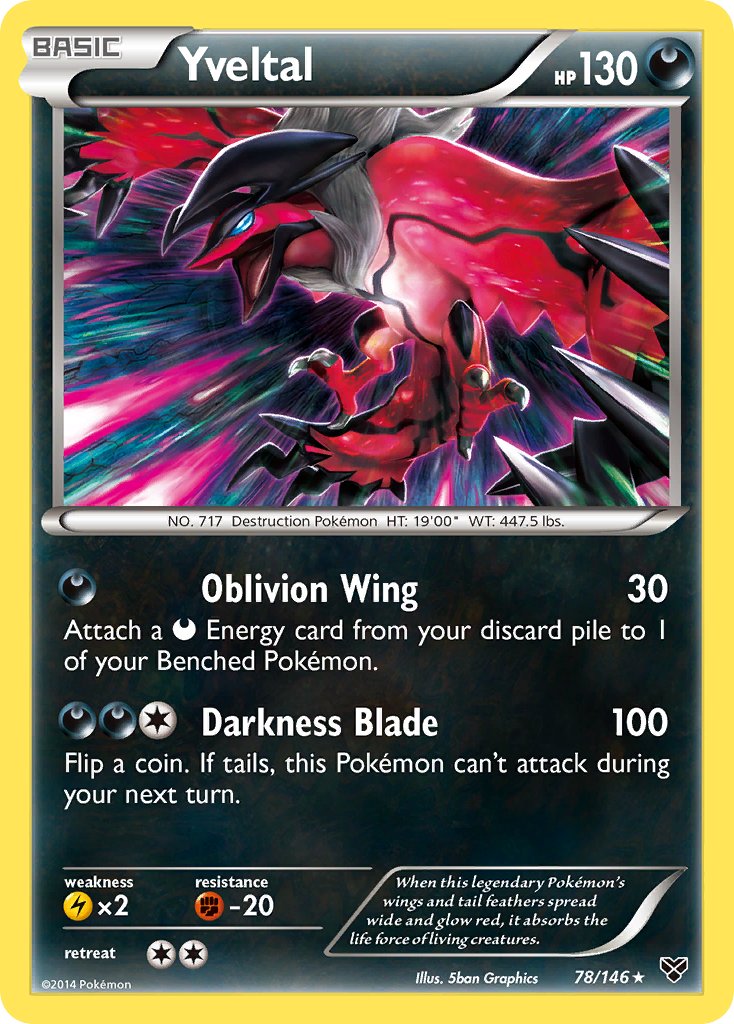 Yveltal (78/146) (Theme Deck Exclusive) [XY: Base Set] | Chromatic Games