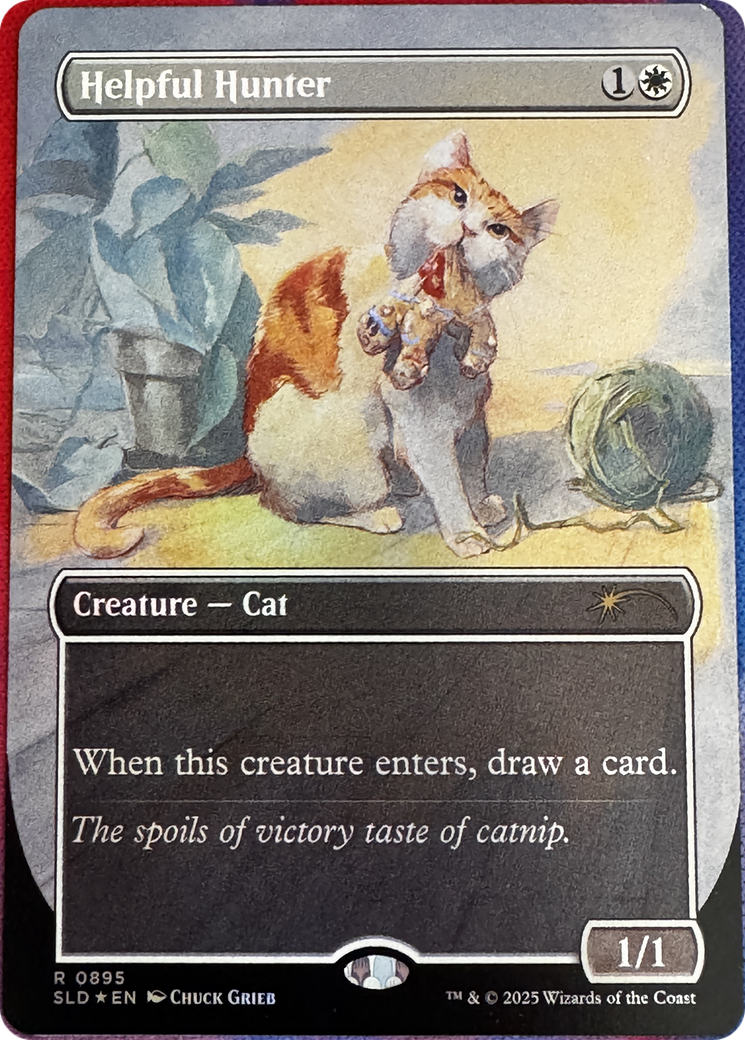 Helpful Hunter (0895) (Rainbow Foil) [Secret Lair Drop Series] | Chromatic Games