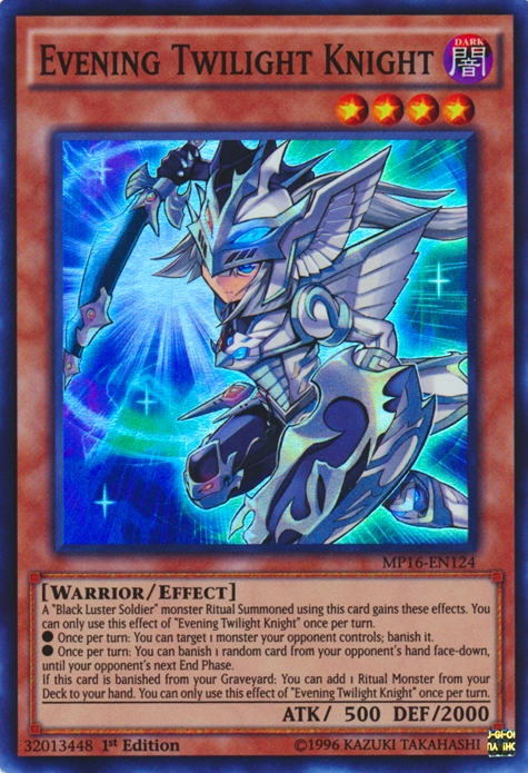 Evening Twilight Knight [MP16-EN124] Super Rare | Chromatic Games