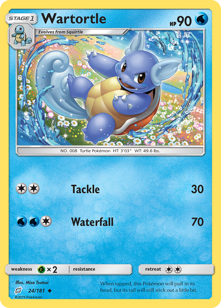 Wartortle (24/181) [Sun & Moon: Team Up] | Chromatic Games