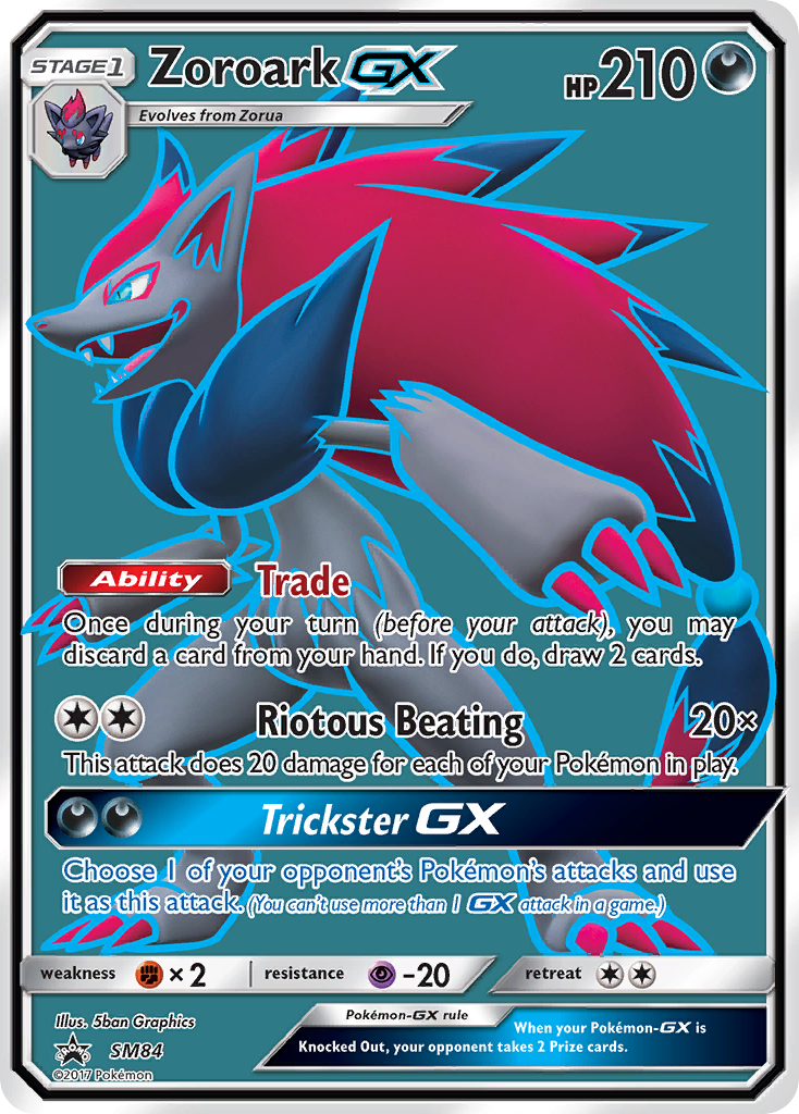 Zoroark GX (SM84) [Sun & Moon: Black Star Promos] | Chromatic Games