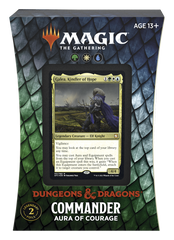 Dungeons & Dragons: Adventures in the Forgotten Realms - Commander Deck (Aura of Courage) | Chromatic Games