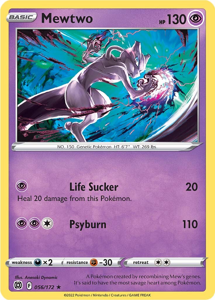 Mewtwo (056/172) [Sword & Shield: Brilliant Stars] | Chromatic Games