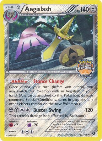 Aegislash (85/146) (Regional Championship Promo) [XY: Base Set] | Chromatic Games