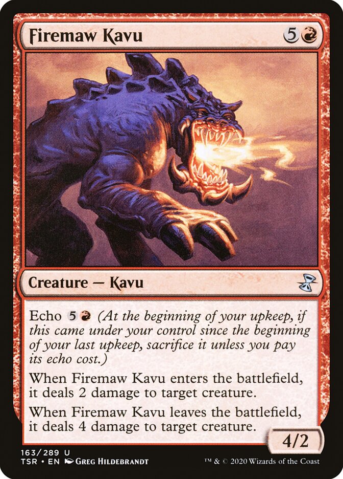 Firemaw Kavu 163/289 (Time Spiral: Remastered)  | Chromatic Games