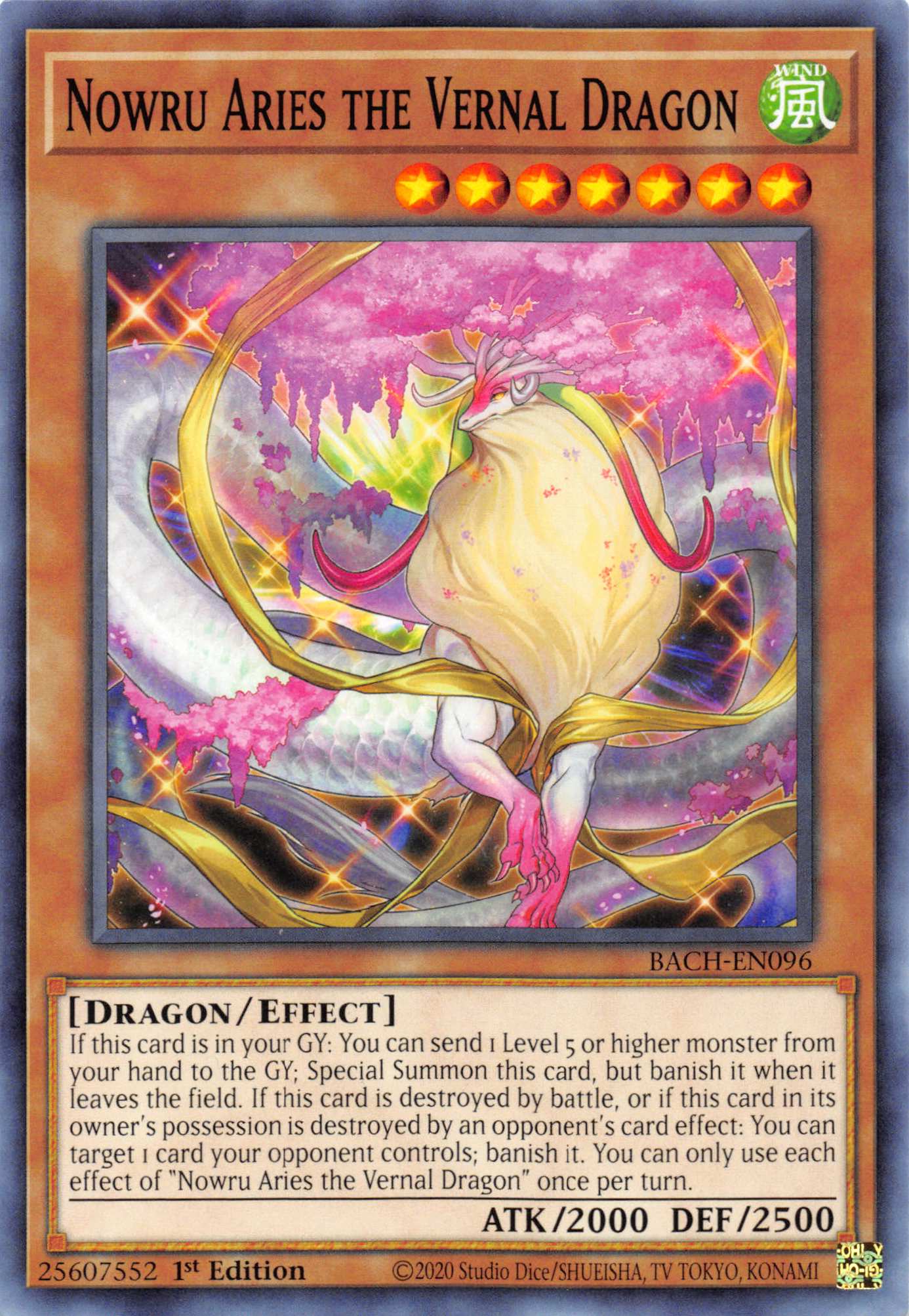 Nowru Aries the Vernal Dragon [BACH-EN096] Common | Chromatic Games