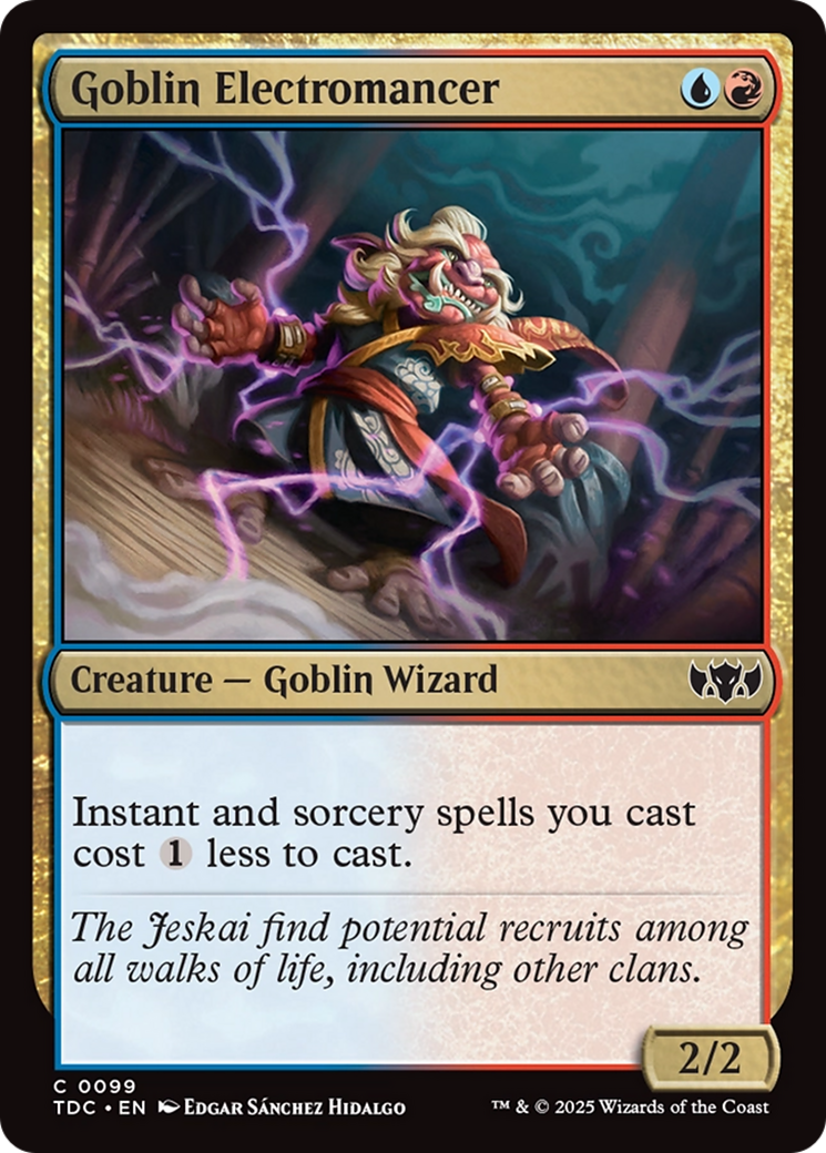 Goblin Electromancer [Tarkir: Dragonstorm Commander] | Chromatic Games