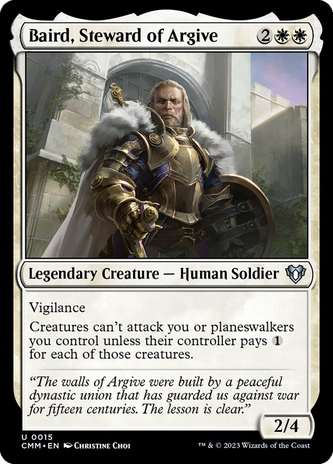 Baird, Steward of Argive 15/451 (Commander Masters)  | Chromatic Games