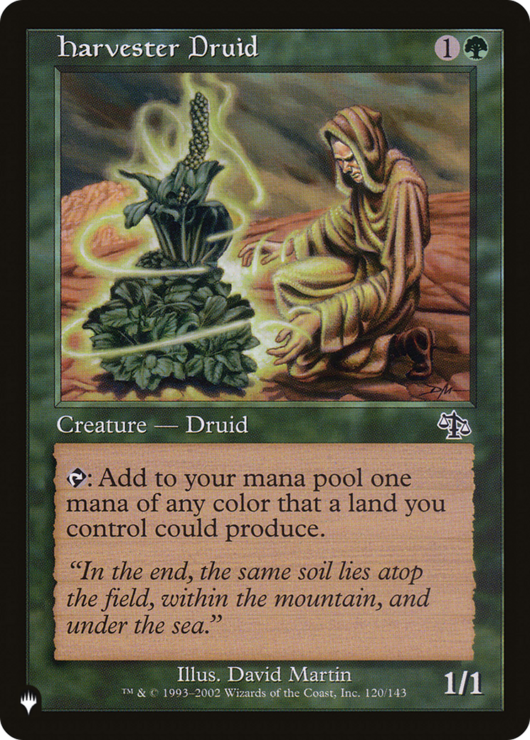 Harvester Druid [The List] | Chromatic Games