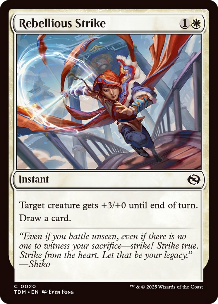 Rebellious Strike [Tarkir: Dragonstorm] | Chromatic Games