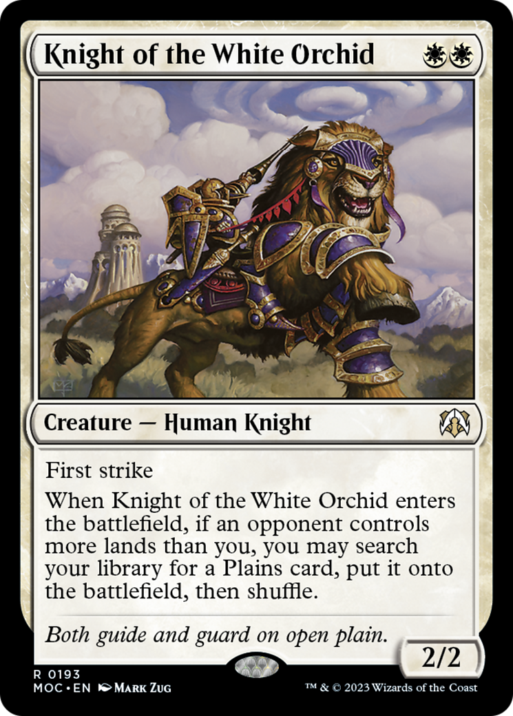 Knight of the White Orchid [March of the Machine Commander] | Chromatic Games