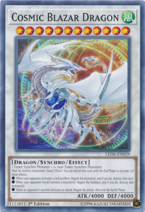 Cosmic Blazar Dragon [LED6-EN029] Common | Chromatic Games