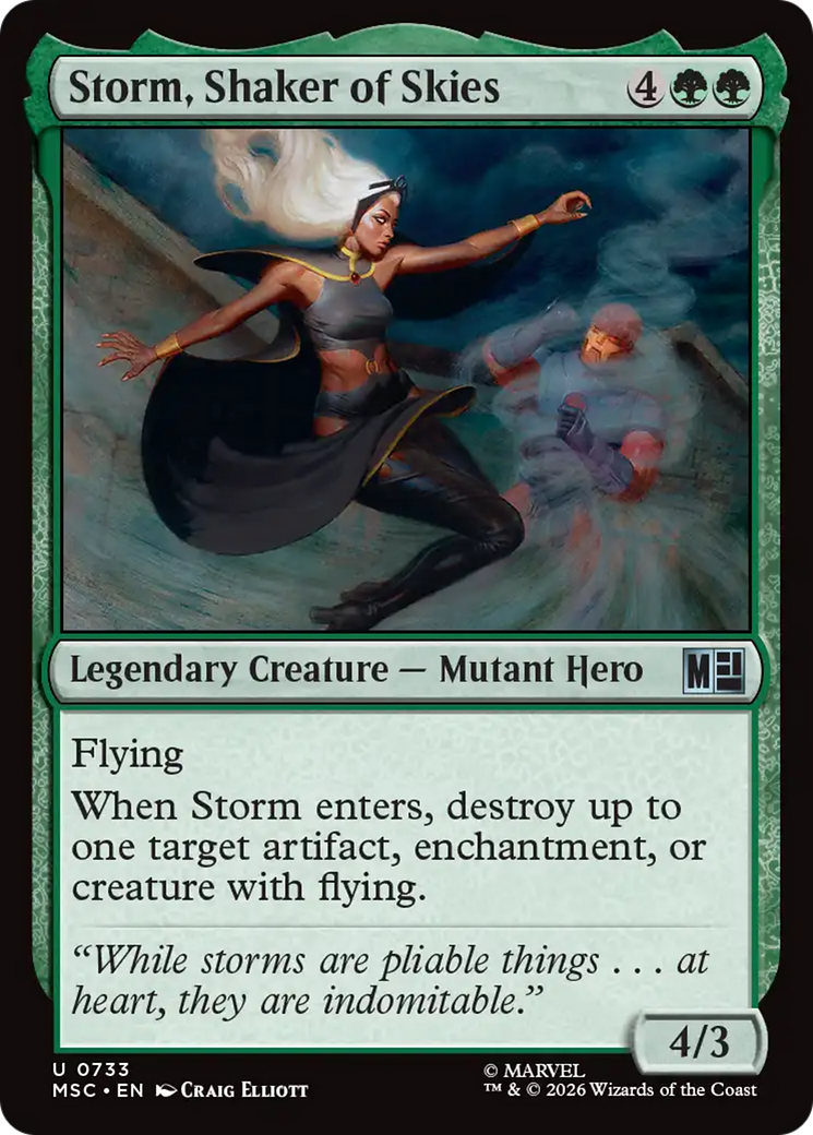 Storm, Shaker of Skies [Marvel Super Heroes Commander] | Chromatic Games