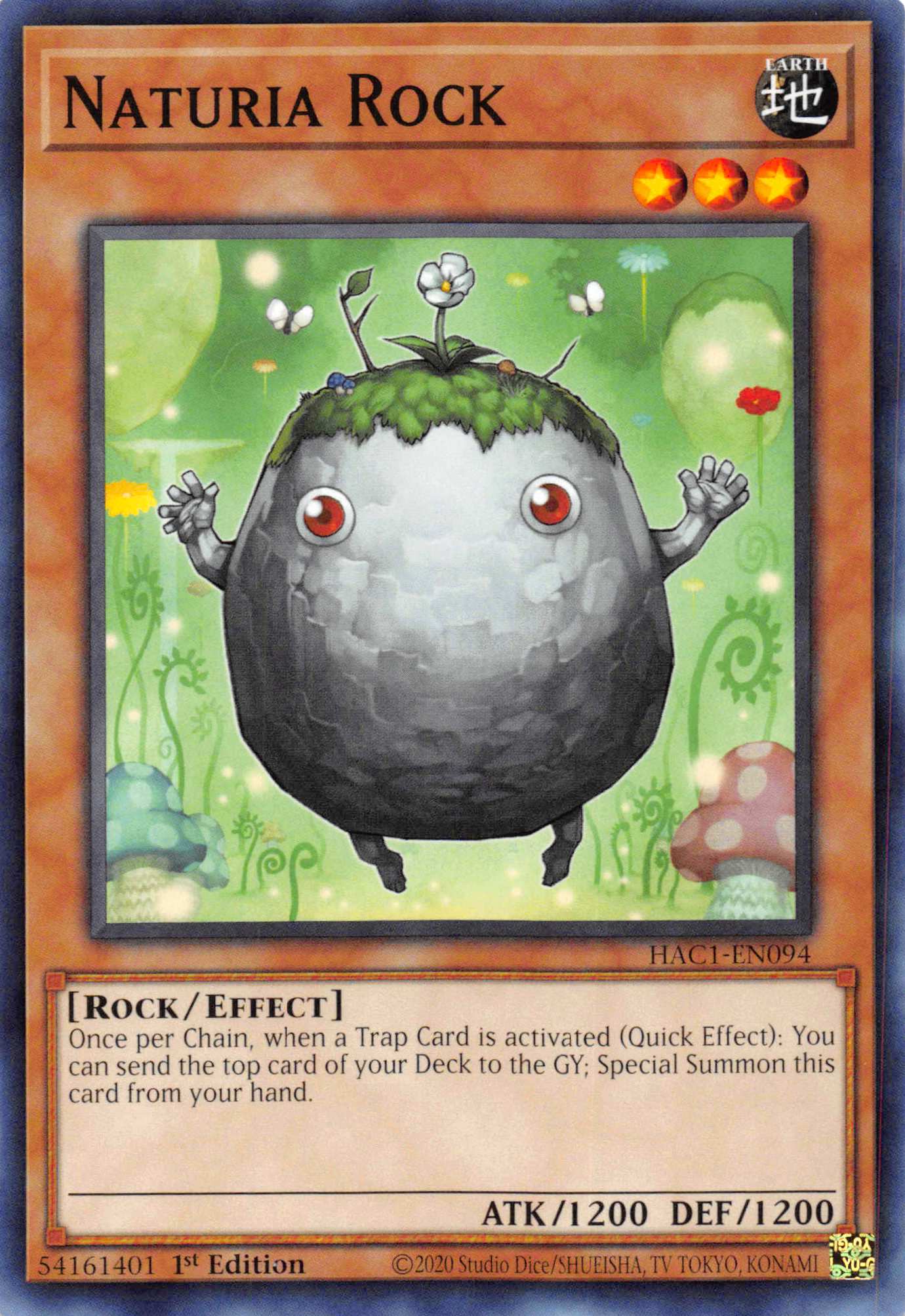 Naturia Rock [HAC1-EN094] Common | Chromatic Games