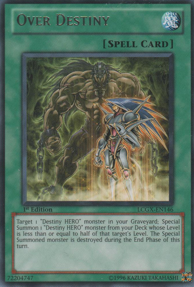 Over Destiny [LCGX-EN146] Rare | Chromatic Games