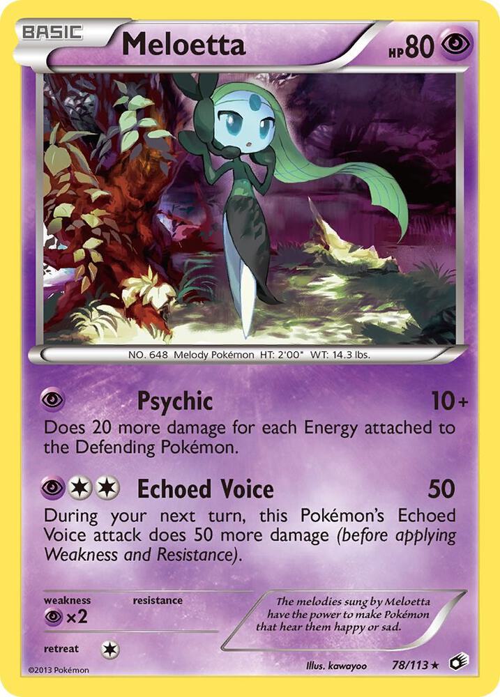 Meloetta 78/113 (Legendary Treasures)  - Holofoil | Chromatic Games