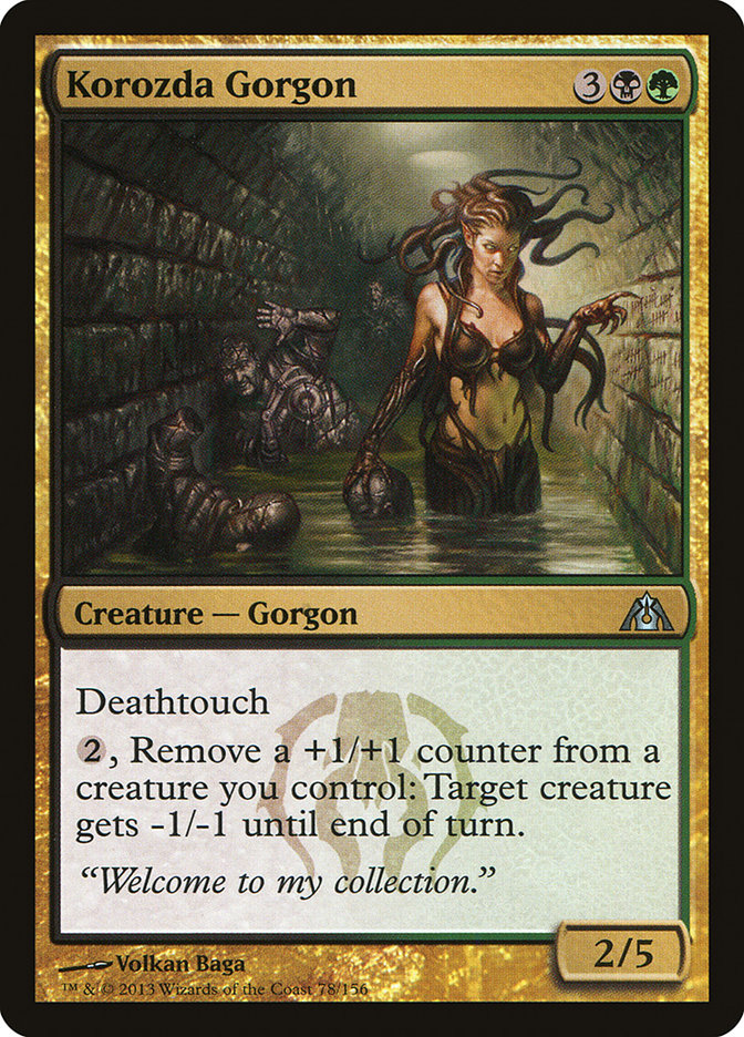Korozda Gorgon 78/156 (Dragon's Maze)  | Chromatic Games