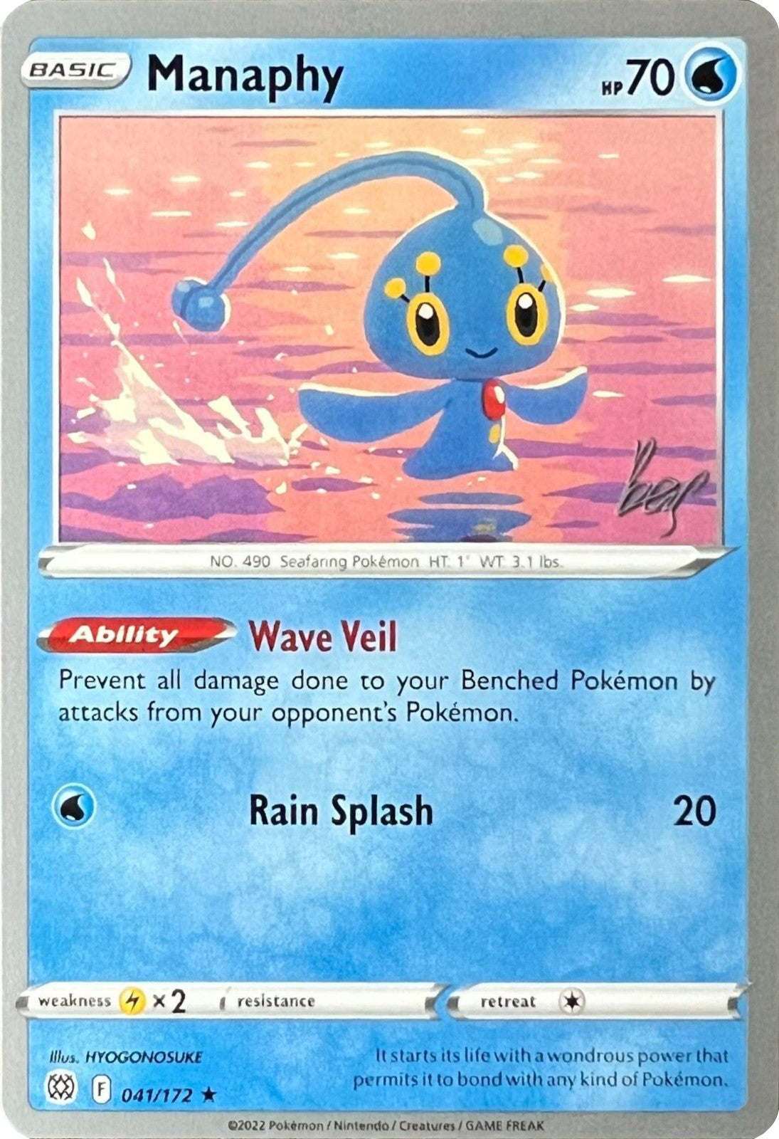 Manaphy (041/172) (Cheryl Again - Sebastian Lashmet) [World Championships 2022] | Chromatic Games