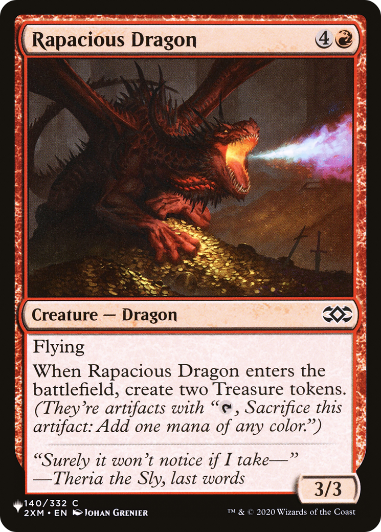 Rapacious Dragon [The List Reprints] | Chromatic Games