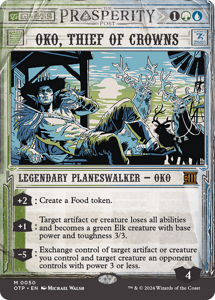 Oko, Thief of Crowns [Outlaws of Thunder Junction: Breaking News] | Chromatic Games