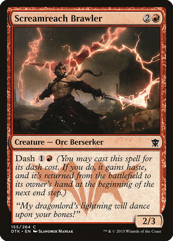 Screamreach Brawler 155/264 (Dragons of Tarkir)  | Chromatic Games
