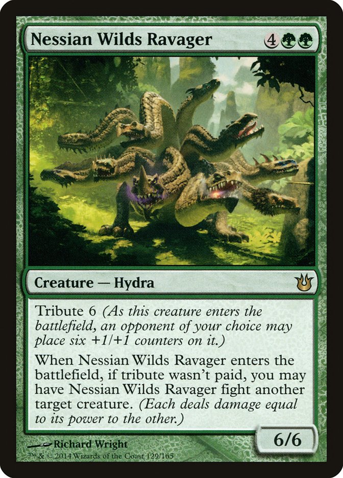 Nessian Wilds Ravager 129 (Born of the Gods)  - Foil | Chromatic Games