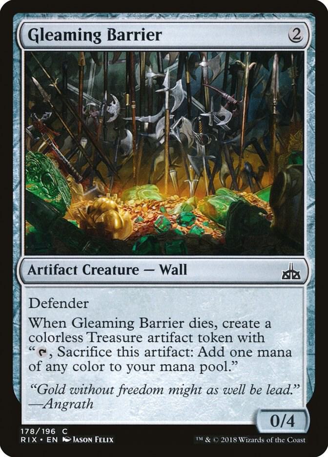 Gleaming Barrier 178/196 (Rivals of Ixalan)  | Chromatic Games