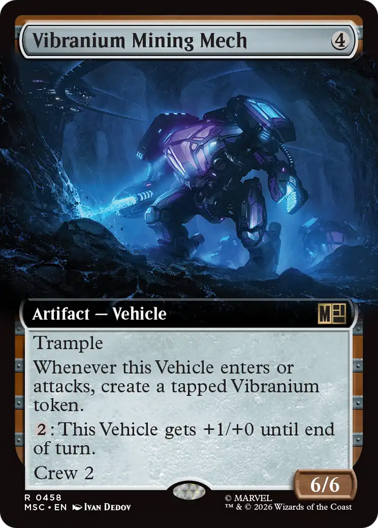 Vibranium Mining Mech (Extended Art) [Marvel Super Heroes Commander] | Chromatic Games