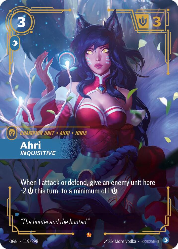 Ahri - Inquisitive 119/298 (Origins)  - Foil | Chromatic Games