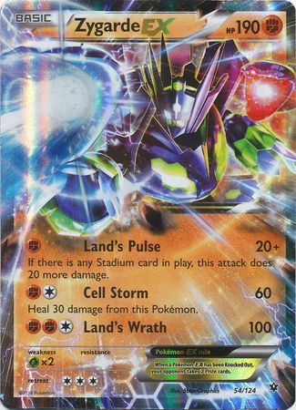 Zygarde EX (54/124) (Jumbo Card) [XY: Fates Collide] | Chromatic Games