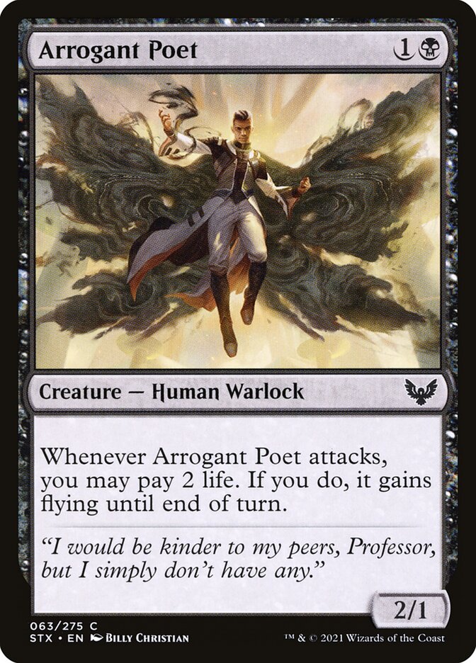 Arrogant Poet 63 (Strixhaven: School of Mages)  | Chromatic Games