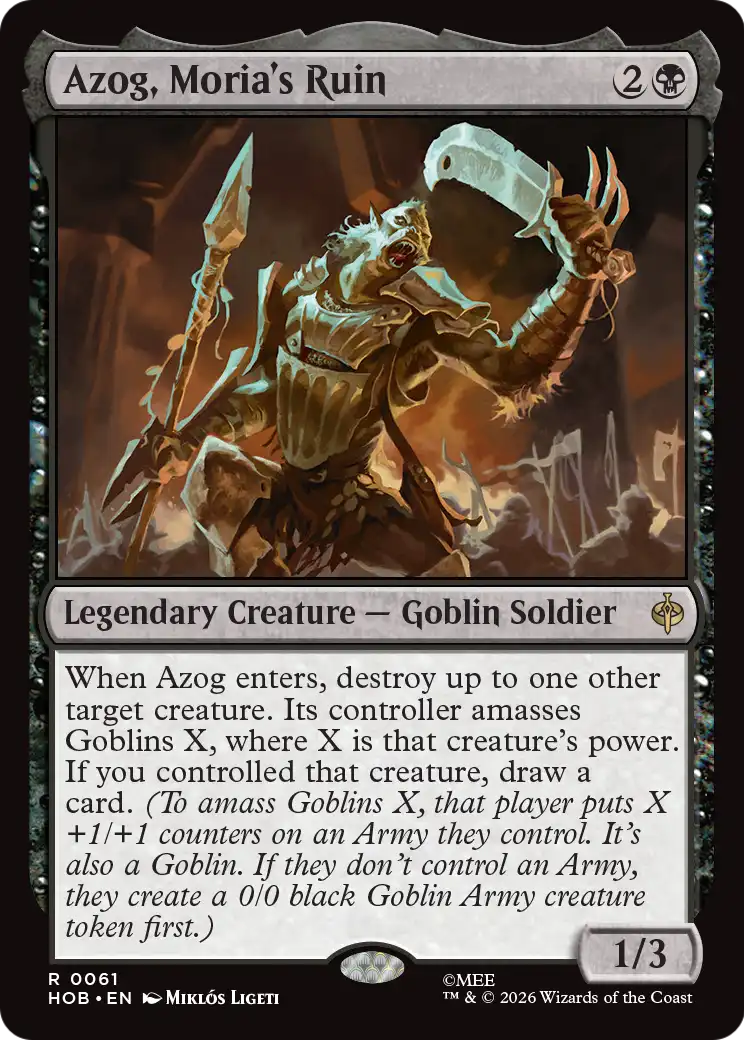 Azog, Moria's Ruin [The Hobbit] | Chromatic Games