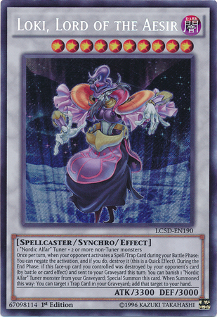 Loki, Lord of the Aesir [LC5D-EN190] Secret Rare | Chromatic Games