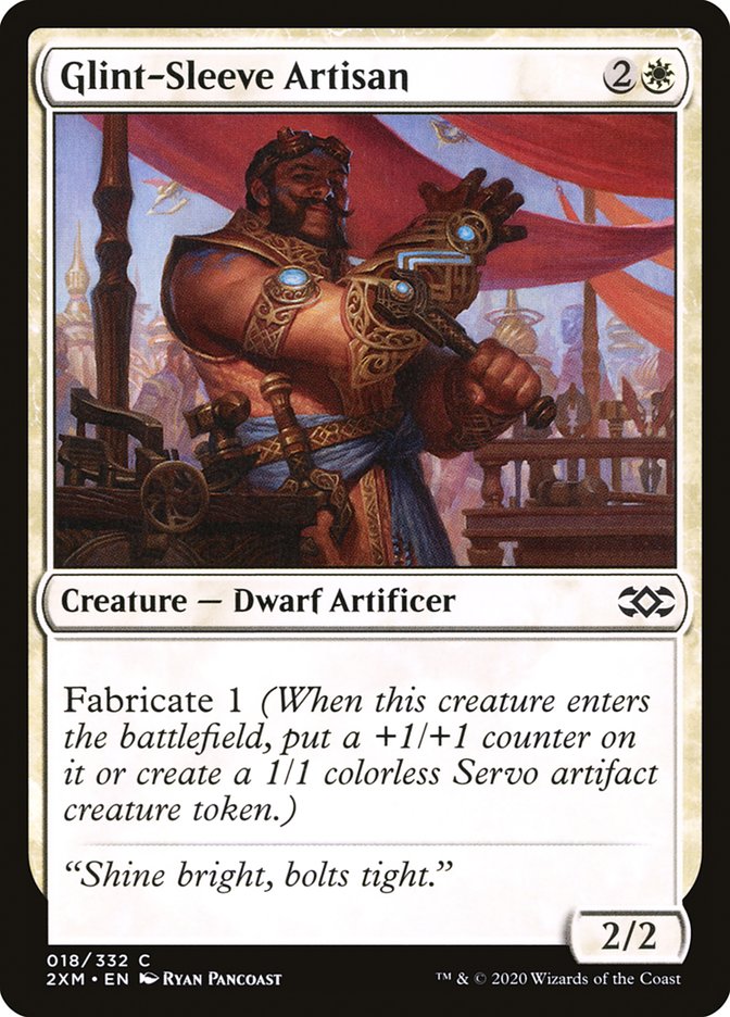 Glint-Sleeve Artisan 18/332 (Double Masters)  | Chromatic Games