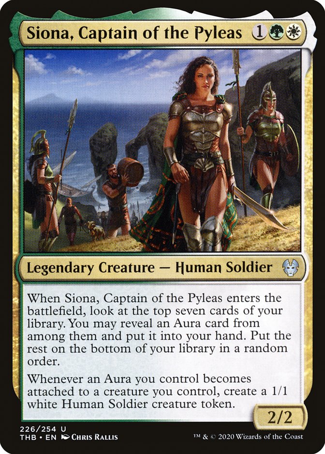 Siona, Captain of the Pyleas 226 (Theros Beyond Death)  | Chromatic Games