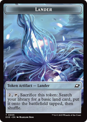 Drone // Lander (0005) Doubled-Sided Token [Edge of Eternities Tokens] | Chromatic Games