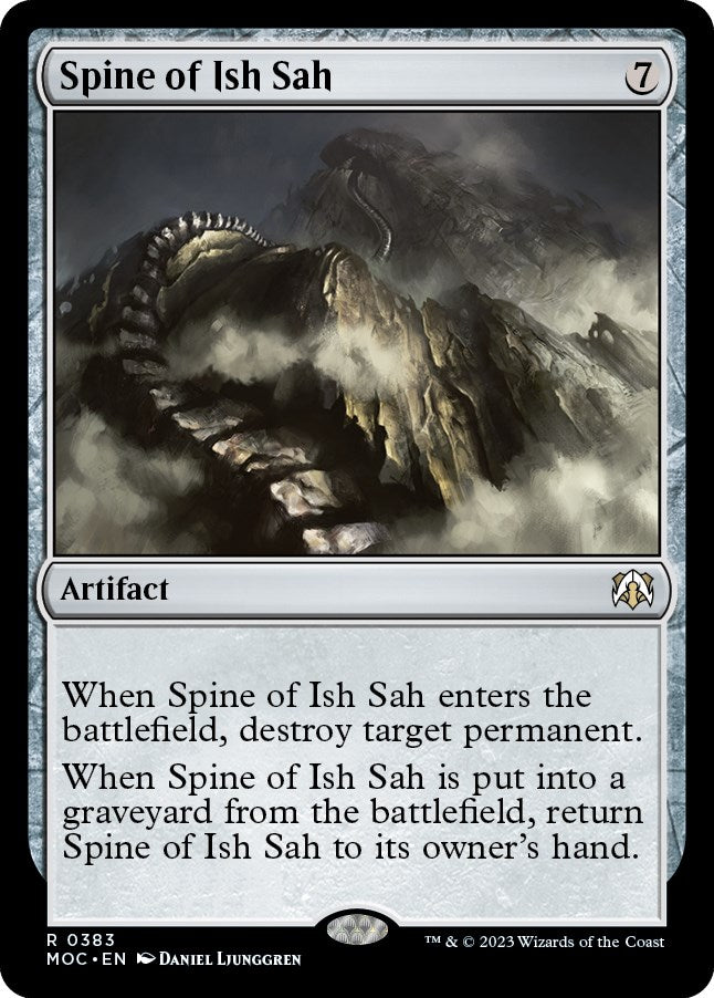 Spine of Ish Sah [March of the Machine Commander] | Chromatic Games