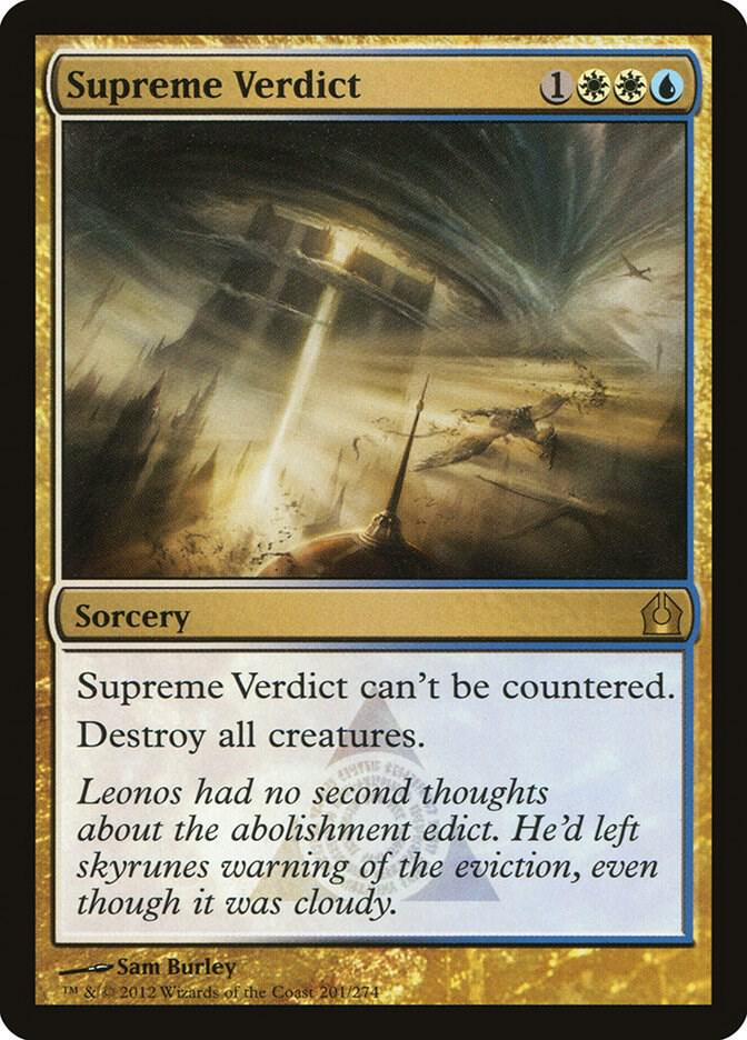 Supreme Verdict 201 (Return to Ravnica)  | Chromatic Games
