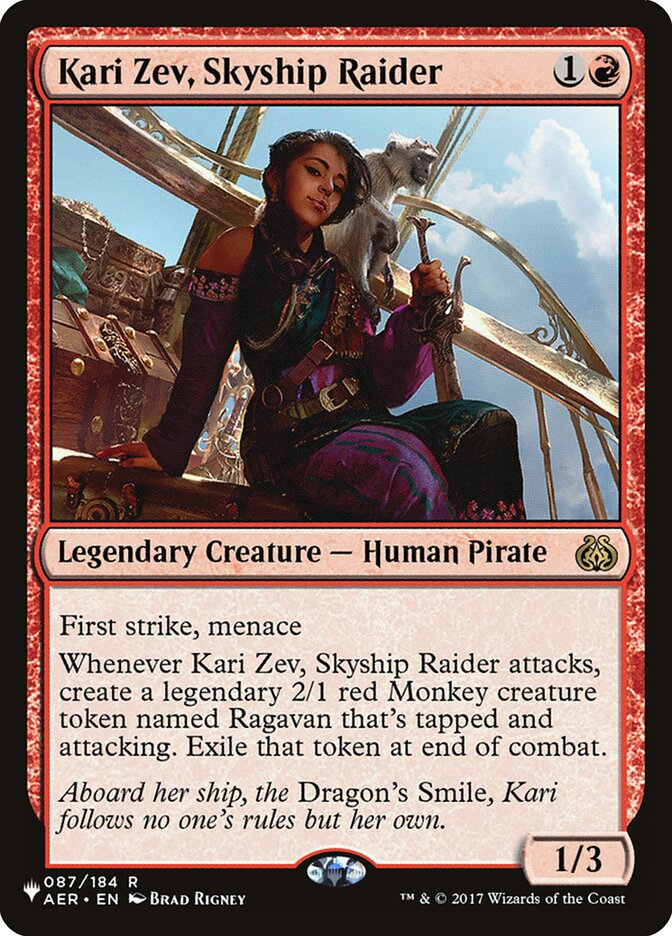 Kari Zev, Skyship Raider [The List] | Chromatic Games