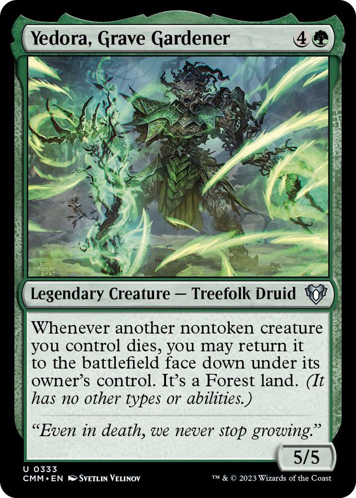 Yedora, Grave Gardener 333/451 (Commander Masters)  | Chromatic Games