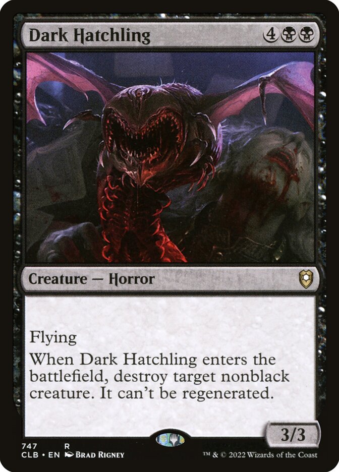 Dark Hatchling 747 (Commander Legends: Battle for Baldur's Gate)  | Chromatic Games