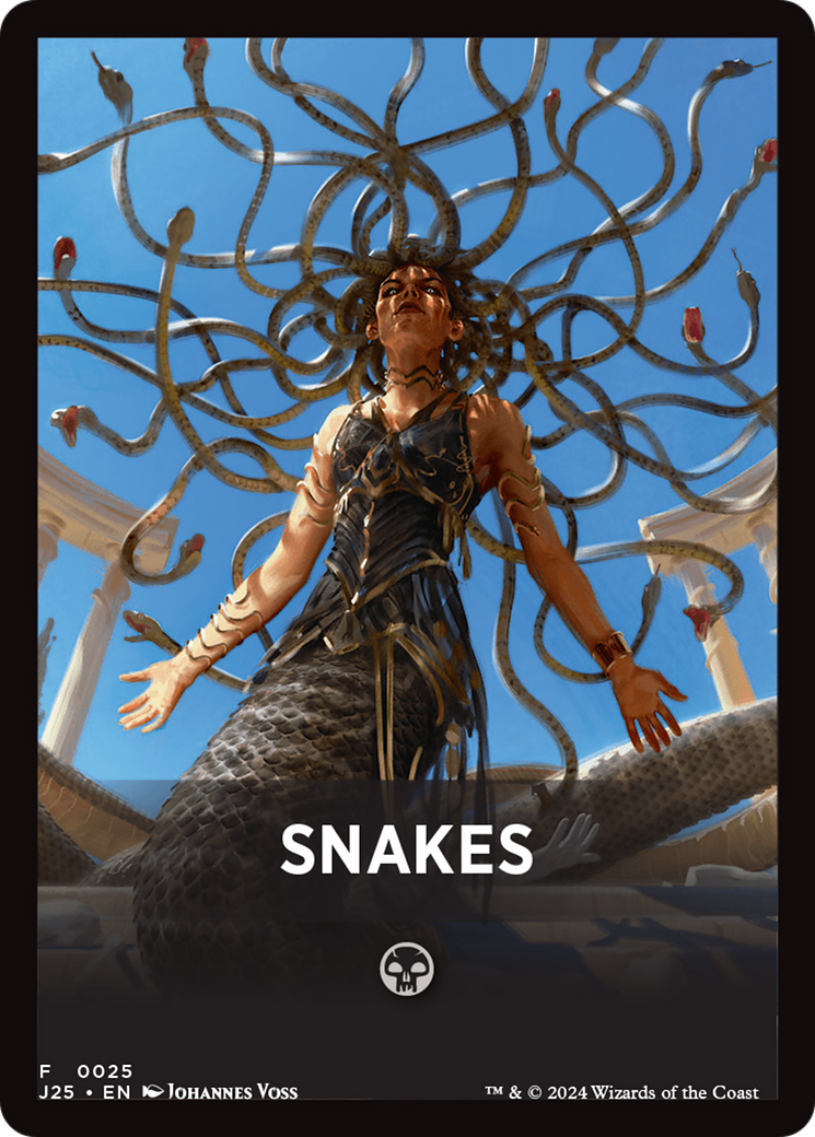 Snakes Theme Card [Foundations Jumpstart Front Cards] | Chromatic Games