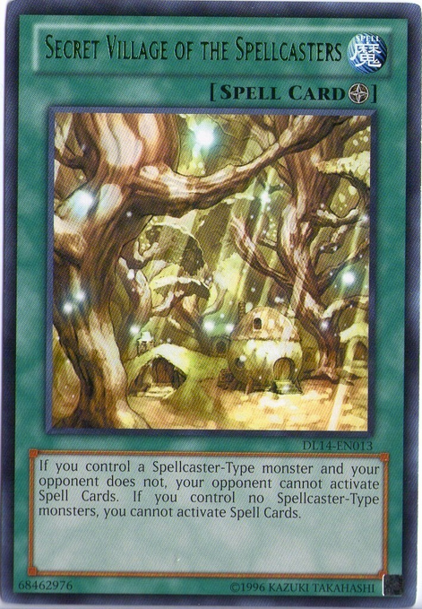Secret Village of the Spellcasters (Green) [DL14-EN013] Rare | Chromatic Games