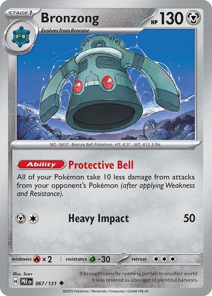 Bronzong (067/131) [Scarlet & Violet: Prismatic Evolutions] | Chromatic Games